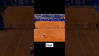 Derecha de Gaudio vs Robredo en la final de Estoril winner gato tenis tennis drive drop reves [upl. by Boylan]