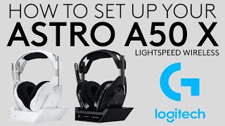 Setting up your ASTRO A50 X LIGHTSPEED Wireless Gaming Headset with Xbox Series XS PS5 and PC [upl. by Ardath]