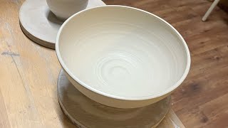 1kg de porcelaine pour faire un bol large 🍜AtelierRyokanCeramiques [upl. by Esoj]