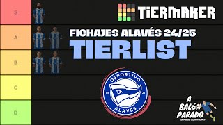 Tierlist de los fichajes del Deportivo Alavés 2425 [upl. by Kenley]