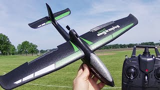 VolantexRC Ranger 600 Stunt Four Channel RC Plane Flight Test Review [upl. by Biddy]