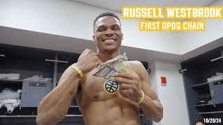 Russell Westbrook Wins His First DPOG Chain 🥶 [upl. by Adnotal]