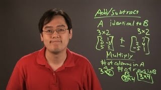 How Do I Add Subtract amp Multiply Matrices  Math Tips [upl. by Sarine]