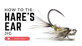 Fly Tying TUTORIAL HARES EAR Jig [upl. by Rehtaeh]