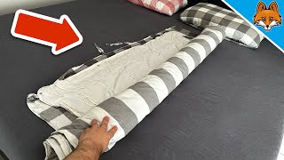 You Cant Unsee This Strange Bed Covering Trick💥Mind Blowing🤯 [upl. by Langill]