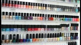 NAILS My Nail Polish Collection amp Storage [upl. by Aspasia]