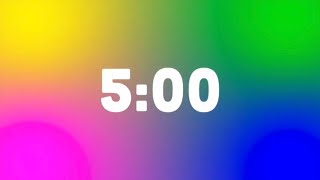 5 Minutes timer Đồng hồ đếm ngược 5 phút [upl. by Nide]