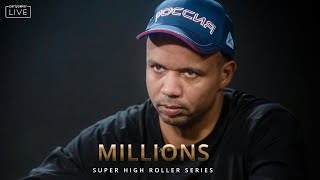 HIGHLIGHTS  25K NLH 2  MILLIONS Super High Roller Sochi 2020  partypoker [upl. by Sorips]