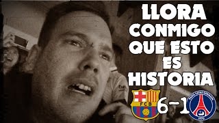 HISTÓRICA REMONTADA BARÇA 61 PSG DESDE EL CAMP NOU [upl. by Rosenberger108]