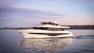 Yachting On Board Princess Yachts X80 [upl. by Hallock]