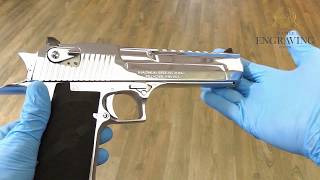 Desert Eagle Mark XIX 50AE High Polished Chrome Receiver [upl. by Melisse]