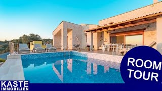 Zakynthos  Entdecken Sie diese Villa mit Blick auf den Hafen von Agios Nikolaos  Roomtour [upl. by Irik89]