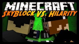 Minecraft ULTIMATE SHOWDOWN  Skyblock VS w CavemanFilms [upl. by Emrich]