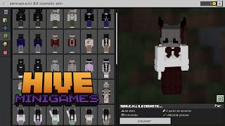 Matching cosmetic skin for MCPEversion 08 60skins working on thehive [upl. by Bak]