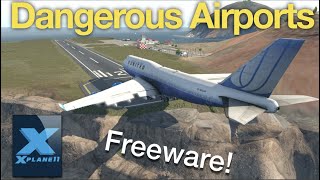 XPlane 11 Dangerous Airports 2019 [upl. by Alic]