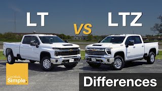 2024 Chevy Silverado 25003500HD LT vs LTZ  Differences Explained [upl. by Yeloc]