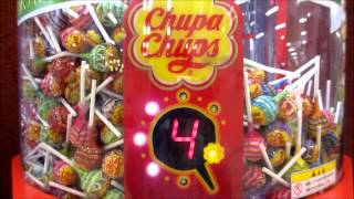 チュッパチャップス 自動販売機 Chupachups Candy Lollipops vending Machine Japan [upl. by Hynda681]