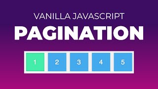 FrontEnd Pagination With JavaScript [upl. by Starlene168]