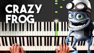 Crazy Frog  Remix Piano Tutorial FACIL  Notas Musicales Cover [upl. by Elwaine]