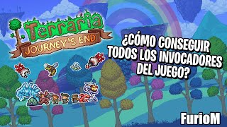 TERRARIA  CÓMO CONSEGUIR TODOS LOS INVOCADORES Y TORRETAS DEL JUEGO [upl. by Elad]