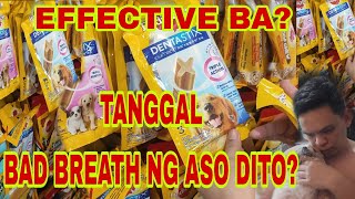 DENTASTIX EFFECTIVE BA PAMPAWALA NG AMOY SA BIBIG NG ASO MO dog pets puppy shihtzu dogbreed [upl. by Annelak]