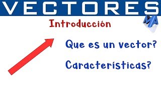 Vectores Introducción  Qué es un vector y sus características [upl. by Noryt]