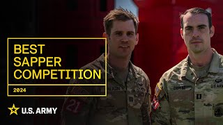 Behind the Scenes Best Sapper Competition 2024  US Army [upl. by Olpe]