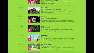 My Inspected CBeebies Schedule  Numberblocks Series 6 prediction [upl. by Nayek262]