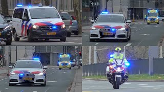 2 spoedtransporten in 5 minuten Team Verkeer Rotterdam begeleidt ambulances vanaf Spijkenisse [upl. by Jessen826]