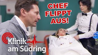 In tausend Scherben gefallen Cholerischer Chef flippt aus  Klinik am Südring  SAT1 [upl. by Yraillih]