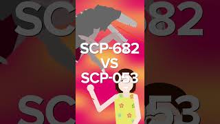 SCP682 VS SCP053 SCP Animation [upl. by Hamirak]