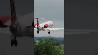 Loganair Landing at Newcastle Airport ncl aviation [upl. by Rammaj]