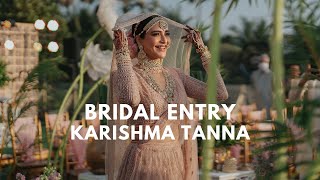 KINNA SONA  BRIDAL ENTRY SONG  KARISHMA TANNA BRIDAL ENTRY  EPIC STORIES [upl. by Ayotal]