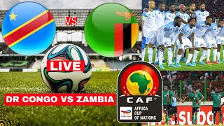 DR Congo vs Zambia 11 Live Africa Cup Nations AFCON Football Match Score Highlights Chipolopolo [upl. by Nohcim518]