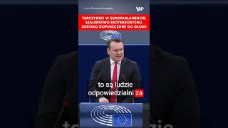 Tarczyński w Parlamencie Europejskim nt powodzi w Polsce [upl. by Stringer]