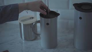 SteltonEM77 electric kettle and press tea makergrey2018 [upl. by Sillihp]