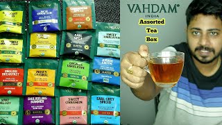 VAHDAM Tea Bags Assortment  Tea Assortment of 15 Premium Tea Bags [upl. by Lleda]