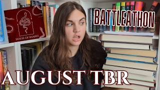 August TBR 📖 🐍⭐Battleathon ⭐🐍📖 Escape the TBR August TBR Game [upl. by Dorina]