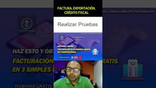 Facturación Electrónica Gratis en 3 Pasos contabilidad facturaelectronica [upl. by Leuqar716]