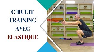 Renforcement avec Elastique Sveltus Circuit training avec bande de résistance [upl. by Allicsirp825]