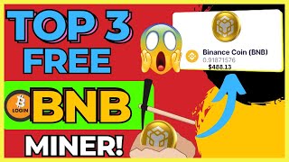 TOP 3 MELHORES MINERADORAS EM NUVEM GRÁTIS DE BINANCE COIN BNB [upl. by Nakhsa]