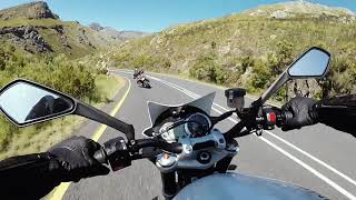 Triumph Street Triple R VS Suzuki GSR 750 in the twisties [upl. by Maynard]