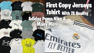 First Copy Football Jerseys T shirt amp Tracks 😍  7A Quality  Nike Adidas Puma amp Many More [upl. by Tremaine]