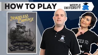 Horseless Carriage Board Game  How to Play in Under 28 Minutes [upl. by Sila]