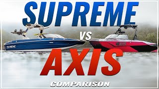 Axis vs Supreme Wake Boats  Whats the Difference [upl. by Kired]