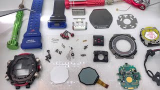 Whats inside a GPRB1000 GPS RANGEMAN series GShock watch [upl. by Otrepur958]