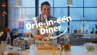 Voor hoofd én na uit de keukenmachine  Drieinéén Diner 4  bolcom [upl. by Esidnac]