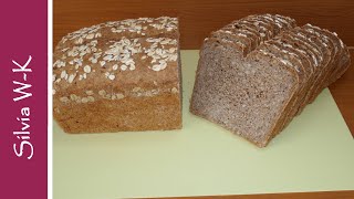 Vitalbrot  Vollkornbrot  leicht [upl. by Georgine]