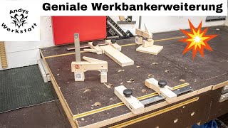 Geniale Werkbank Erweiterung für Spannelemente [upl. by Kristie351]