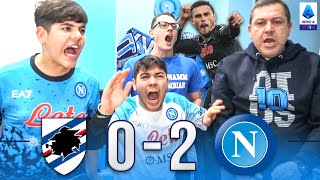 💪🏻 RITORNATI SAMPDORIANAPOLI 02  LIVE REACTION NAPOLETANI [upl. by Werby977]